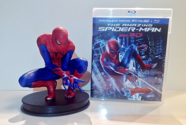 The Amazing Spider-Man Edicion Coleccionista Blu-Ray 3D + Figura