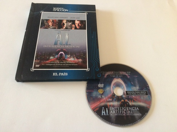 A.I. Inteligencia Artificial Digibook DVD "Cine Ciencia-Ficción" El Pais
