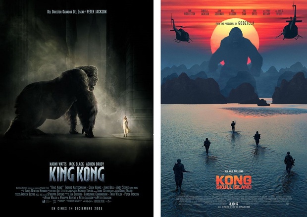 King Kong (2005) VS Kong (2017)