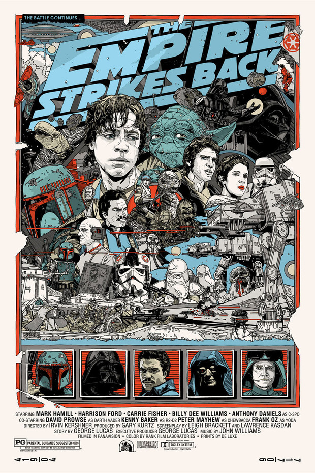 Star Wars V por Tyler Stout