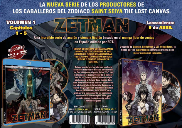 ZETMAN (serie de TV) en BD