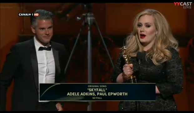 Y el oscar de mejor cancion a Skyfall (Adele)