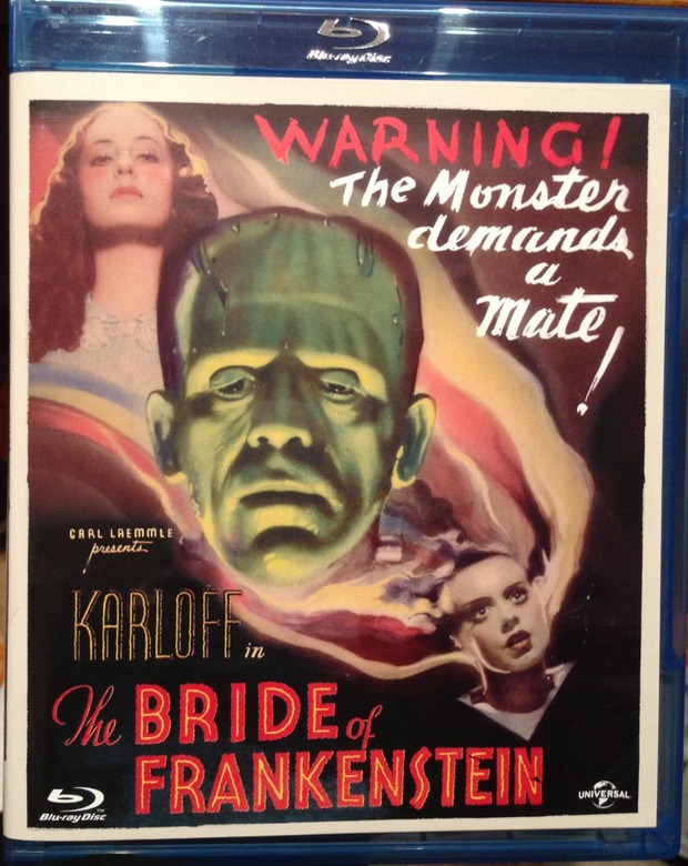 La novia de Frankenstein - carátula alternativa en el interior