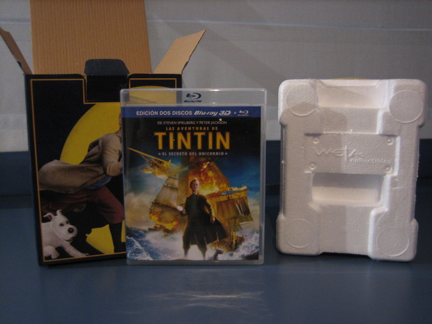 Guía edición colecionista de Las Aventuras de Tintín y el Secreto del Unicornio + Figura Milú
