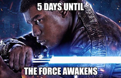 5 días para El Despertar de la Fuerza! 