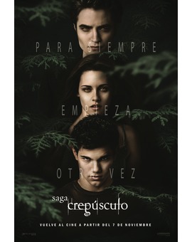 Reestreno de la saga Crepúsculo en cines