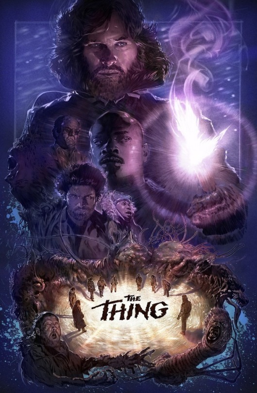 35th Anniversary of John Carpenter’s The Thing – fan art by Chris Sears 
