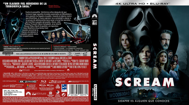 Scream (2022) 4K Custom Cover