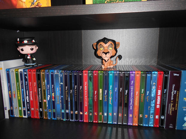 Coleccion Steelbook Disney y Pixar actualizada