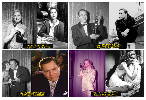 1954 Los Oscar a los mejores actores