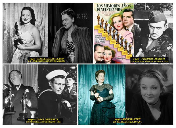 1946 Los Oscar a los mejores actores