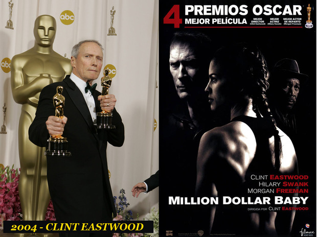 Oscar Mejor Director 2004 Clint Eastwood (Million Dollar Baby)