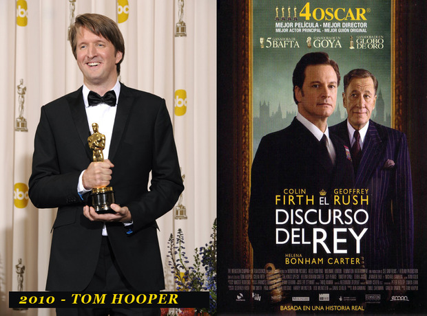 Oscar Mejor Director 2010 Tom Hooper (El discurso del rey)