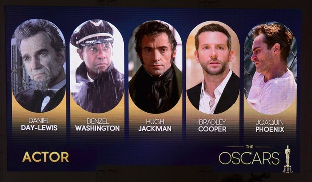 Los nominados a Mejor Actor