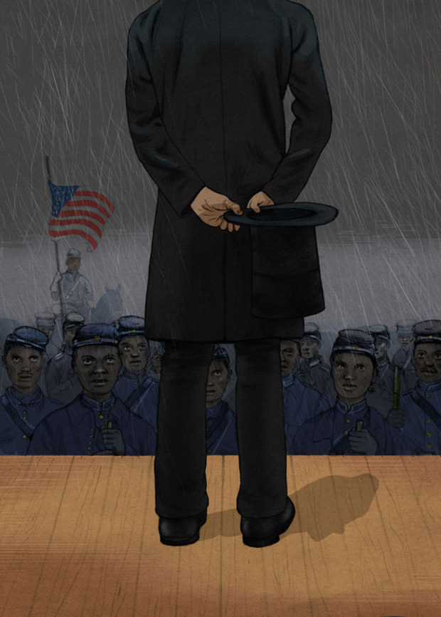 Cartel de Lincoln por el artista Jonathan Burton