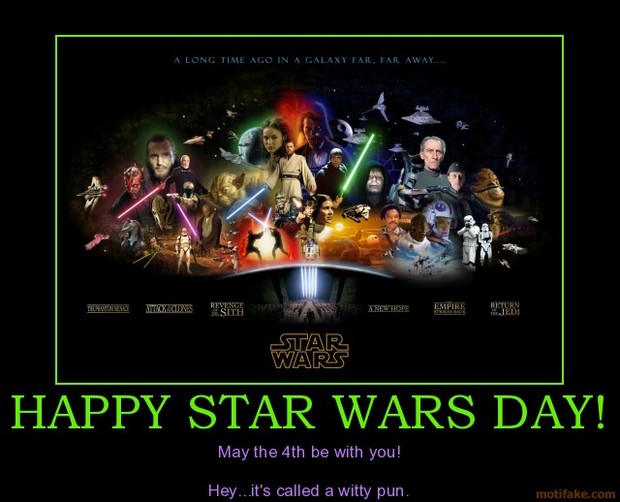 Hoy es el Día Mundial de Star Wars, os cuento porque? Yo no lo sabía.