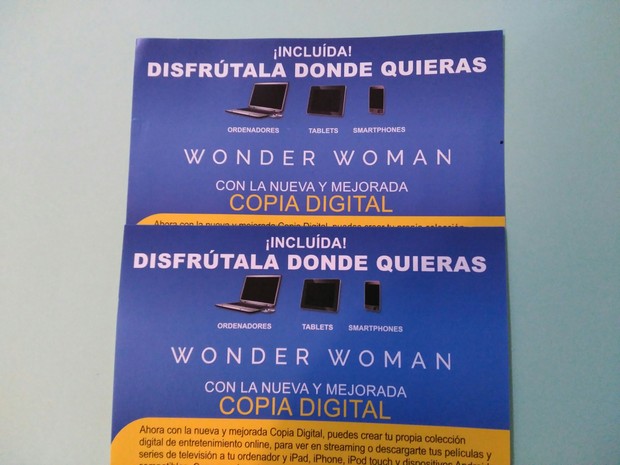 Regalo 2 Copias Digitales de Wonder Woman. A los 2 primeros que me las pidan.