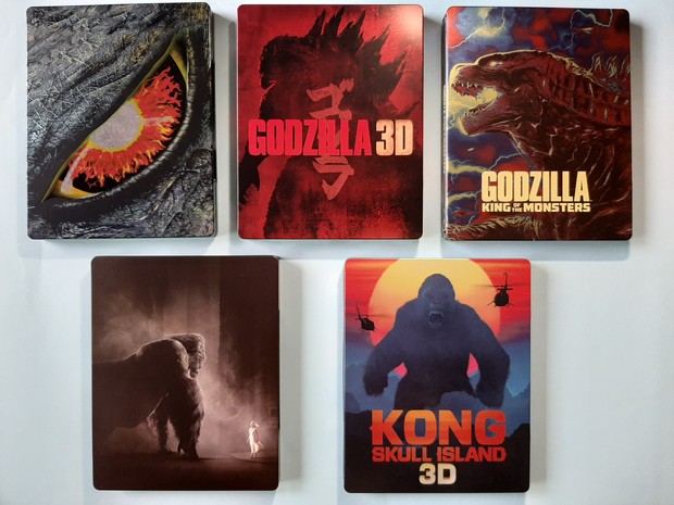 Colección Godzilla VS Kong.