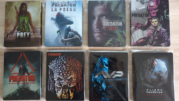 Predator Steelbooks (incluyen discos 4k los que existen)