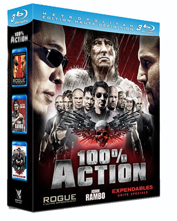 Expendables : Unité Spéciale - John Rambo - Rogue - Coffret Blu-Ray (Francia)