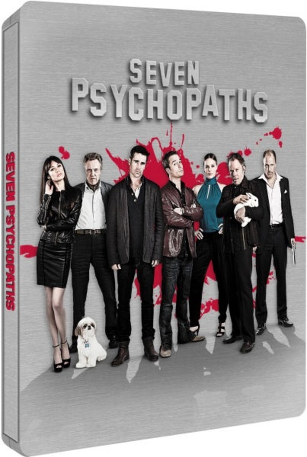 Steelbook "Seven Psychopaths" exclusiva Zavvi Portada