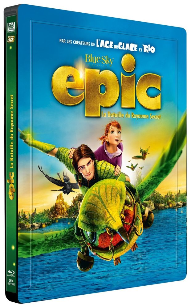 Epic - La bataille du Royaume Secret - Blu-ray 3D + Blu-ray + DVD - Boîter métal + Lenticulaire (STEELBOOK FRANCIA)