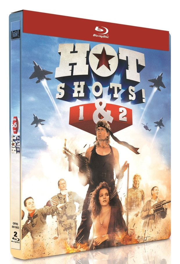Hot Shots ! 1 & 2 - Edition limitée boitier métal (STEELBOOK FRANCIA)
