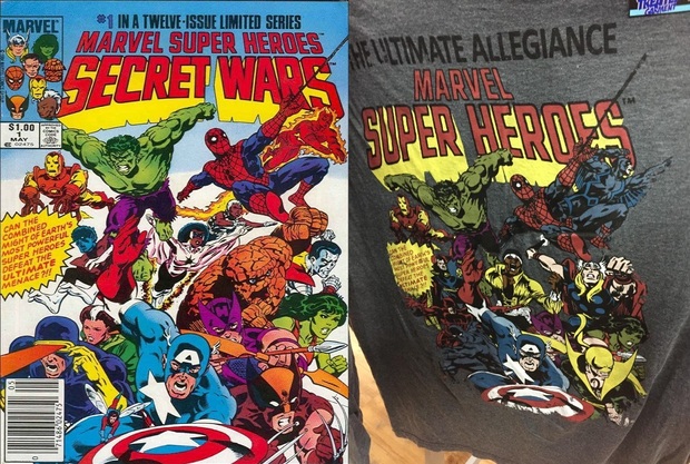 Marvel quita L4F y X-MEN de sus Camisetas