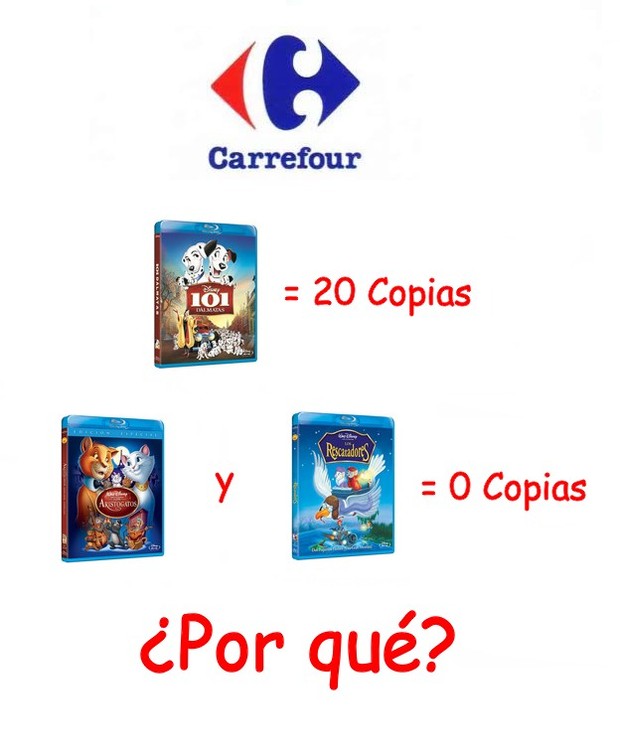 ¿Por qué Carrefour solo ha traído 101 Dalmatas?