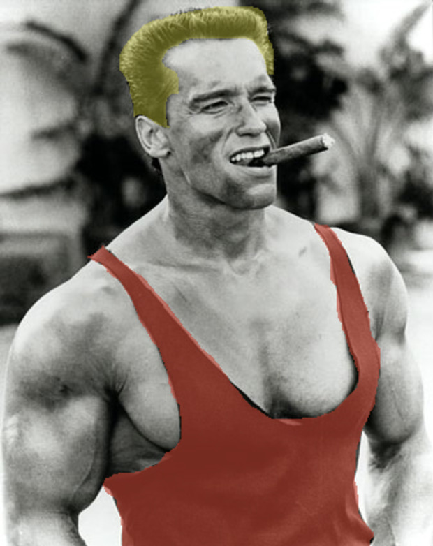 Schwarzenegger como Duke Nukem, ¿te hubiera gustado?