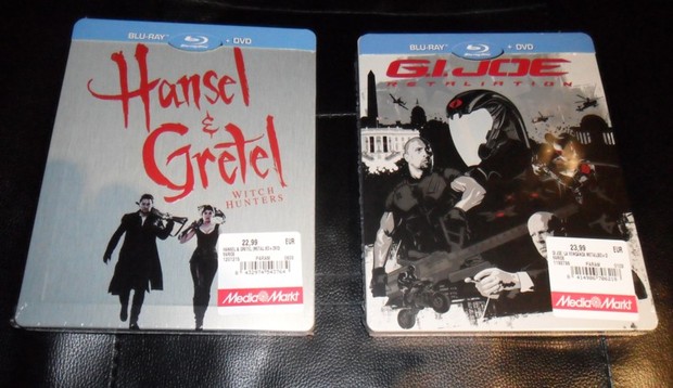 Hansel & Gretel + G.I. Joe 2: Steelbooks - Media Markt (07/08/2013) 