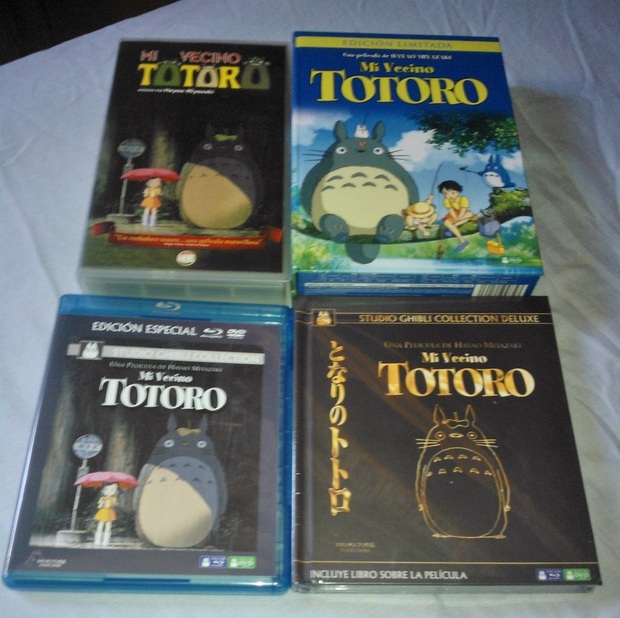 Mi Vecino Totoro - Colección (VHS, DVD y BD)