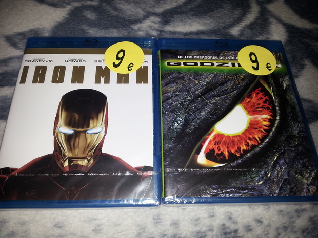 Iron Man + Godzilla: Mis compras de hoy
