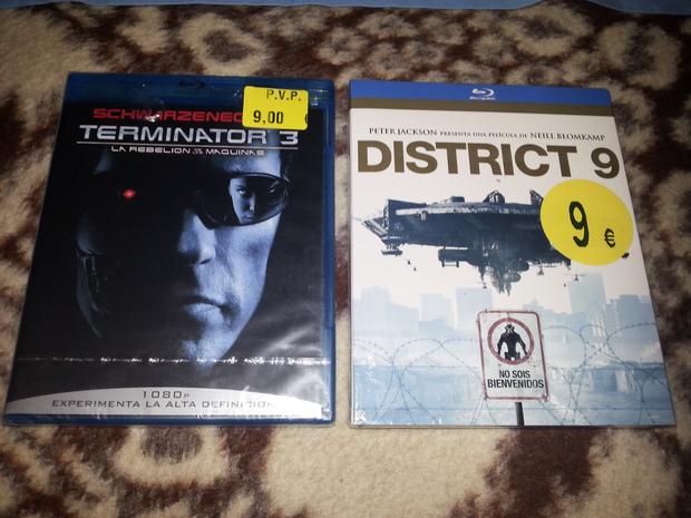 Terminator 3 + District 9 : Mi 2x1 carrefour