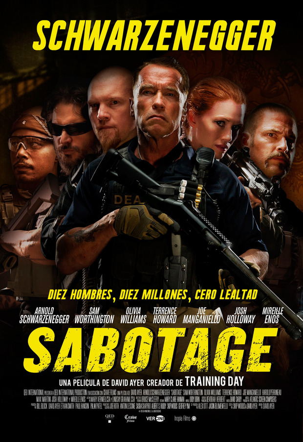 Sabotage: Mañana a las 21:45 horas estreno en Cuatro