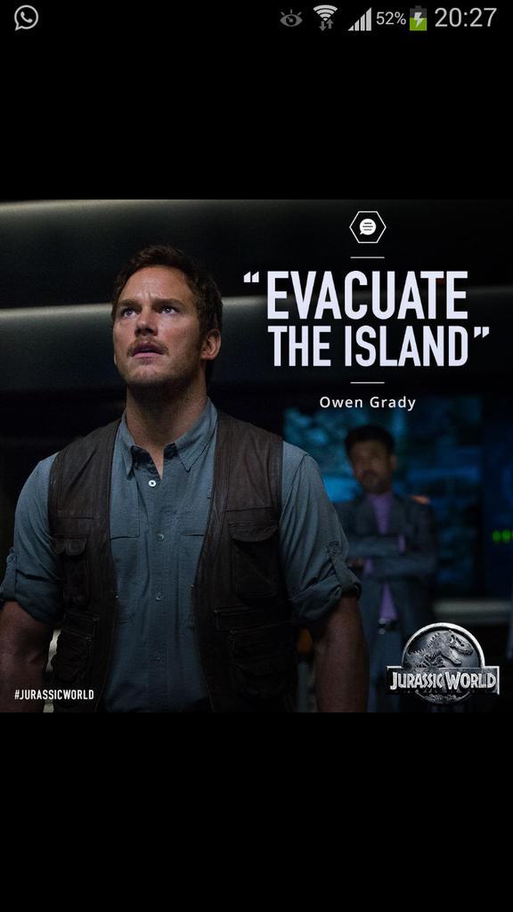 Hay que evacuar la Isla, nueva foto de Jurassic World