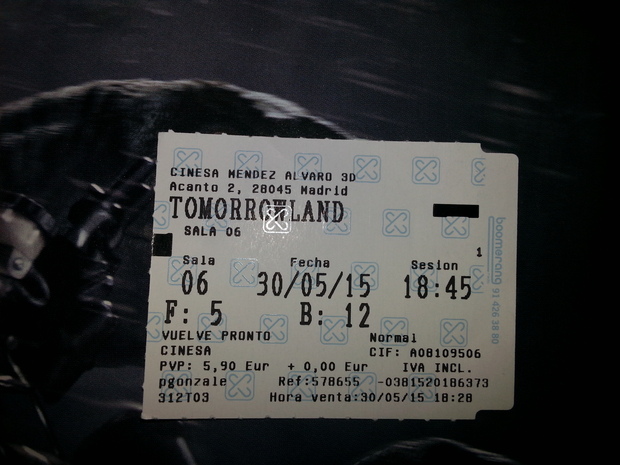 Tomorrowland: Mi critica y mi entrada