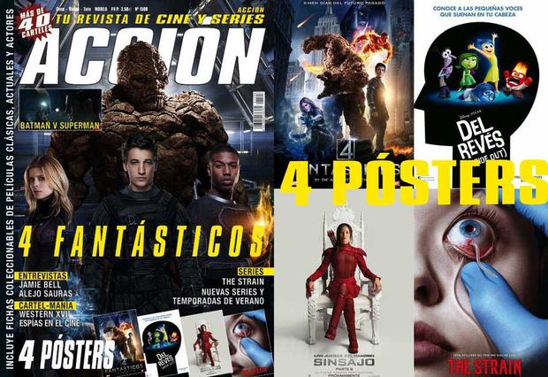 ACCION CINE: Portada y Posters Agosto 2015