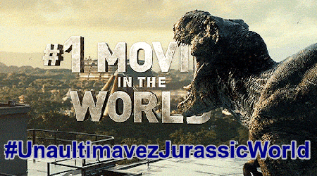 #UnaultimavezJurassicWorld ¿Quien se une al movimiento para disfrutarla una última vez en cines? Retwittear y que corra . #JurassicWorld