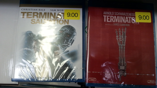 Terminator y Terminator Salvation con el 2 X 15 de Carrefour
