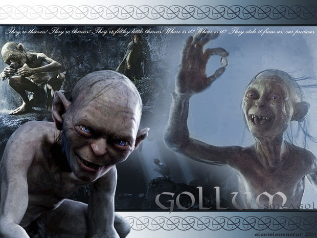 Gollum: ¿Os gusto mas en ESDLA o en El Hobbit?