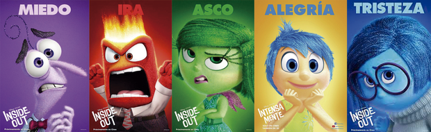 ¿Cual de los 5 personajes de los que representan las emociones en  Inside Out es tu preferido?