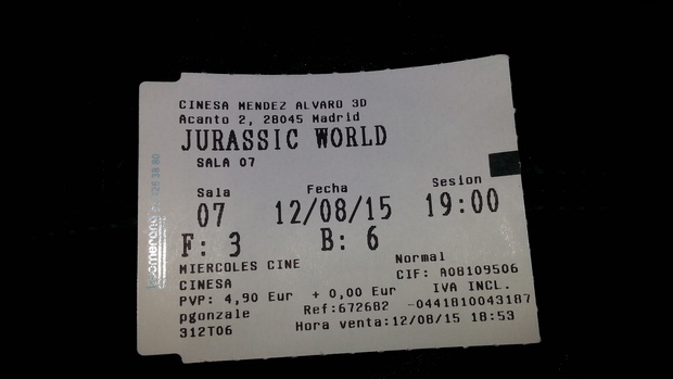 Jurassic World: undécimo visionado
