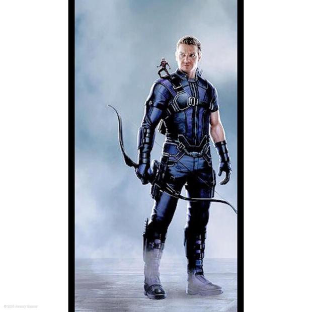 Jeremy Renner comparte en Twitter como sera el  traje de Ojo de Halcón en 'Capitán América: Civil War'
