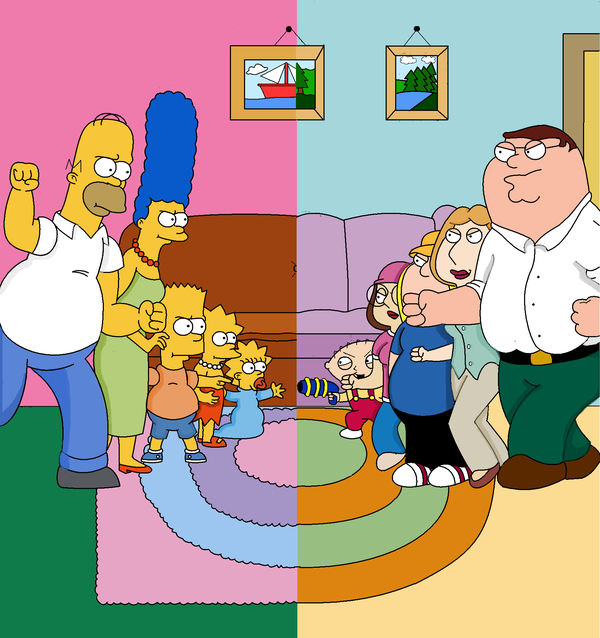Padre de Familia Vs Los Simpsons: ¿Que serie te gusta mas?