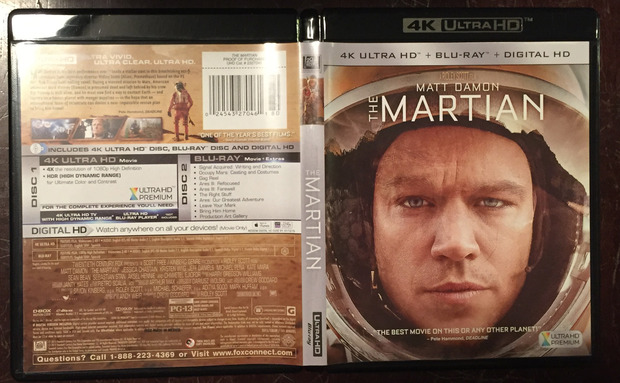 The Martian – 4K UHD Review: La primera review de una pelicula en formato 4K