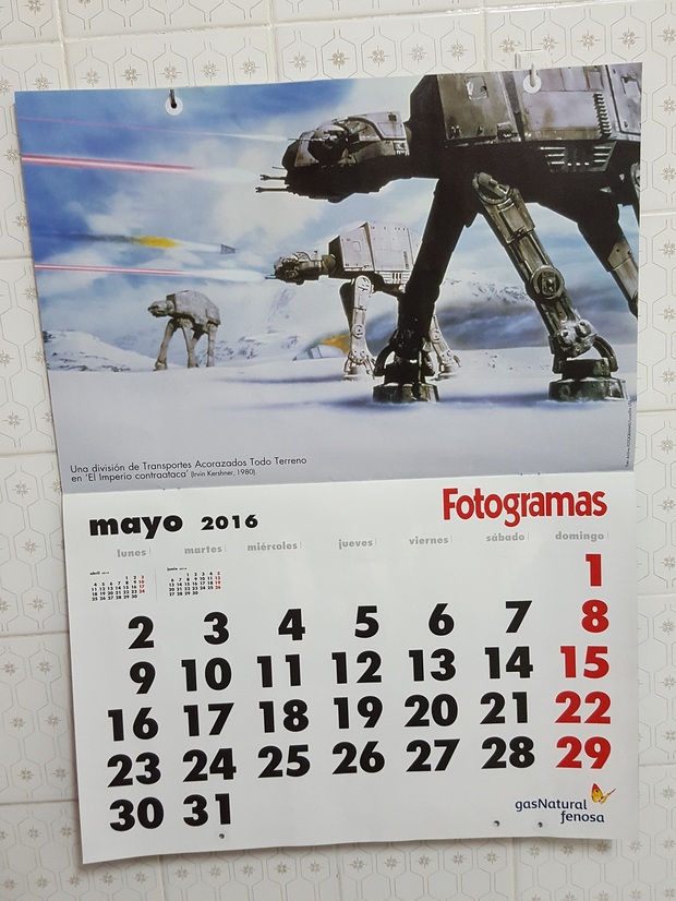 Calendario Star Wars, mes de Mayo 2016