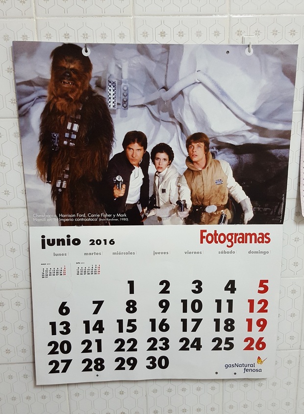 Calendario Star Wars, mes de Junio 2016