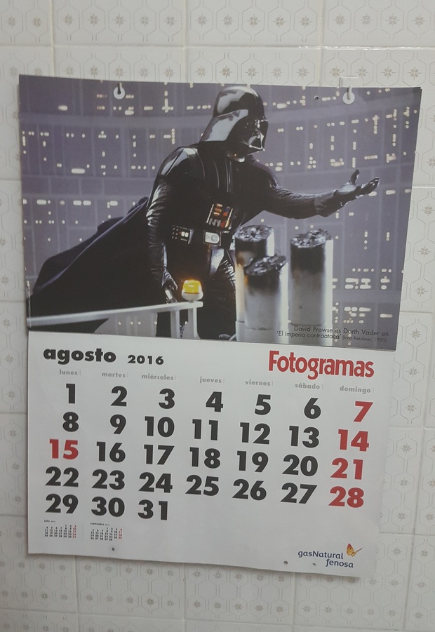 Star Wars Calendario: Mes Agosto 2016