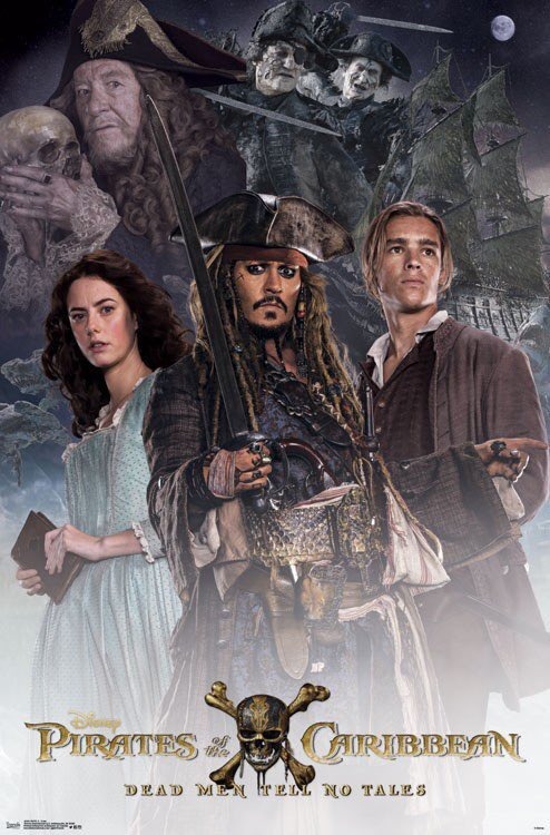 Piratas del caribe. Poster 1